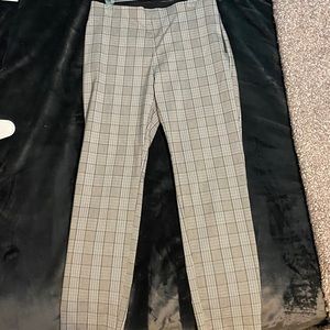 Target Checkered Dress Pants with zipper